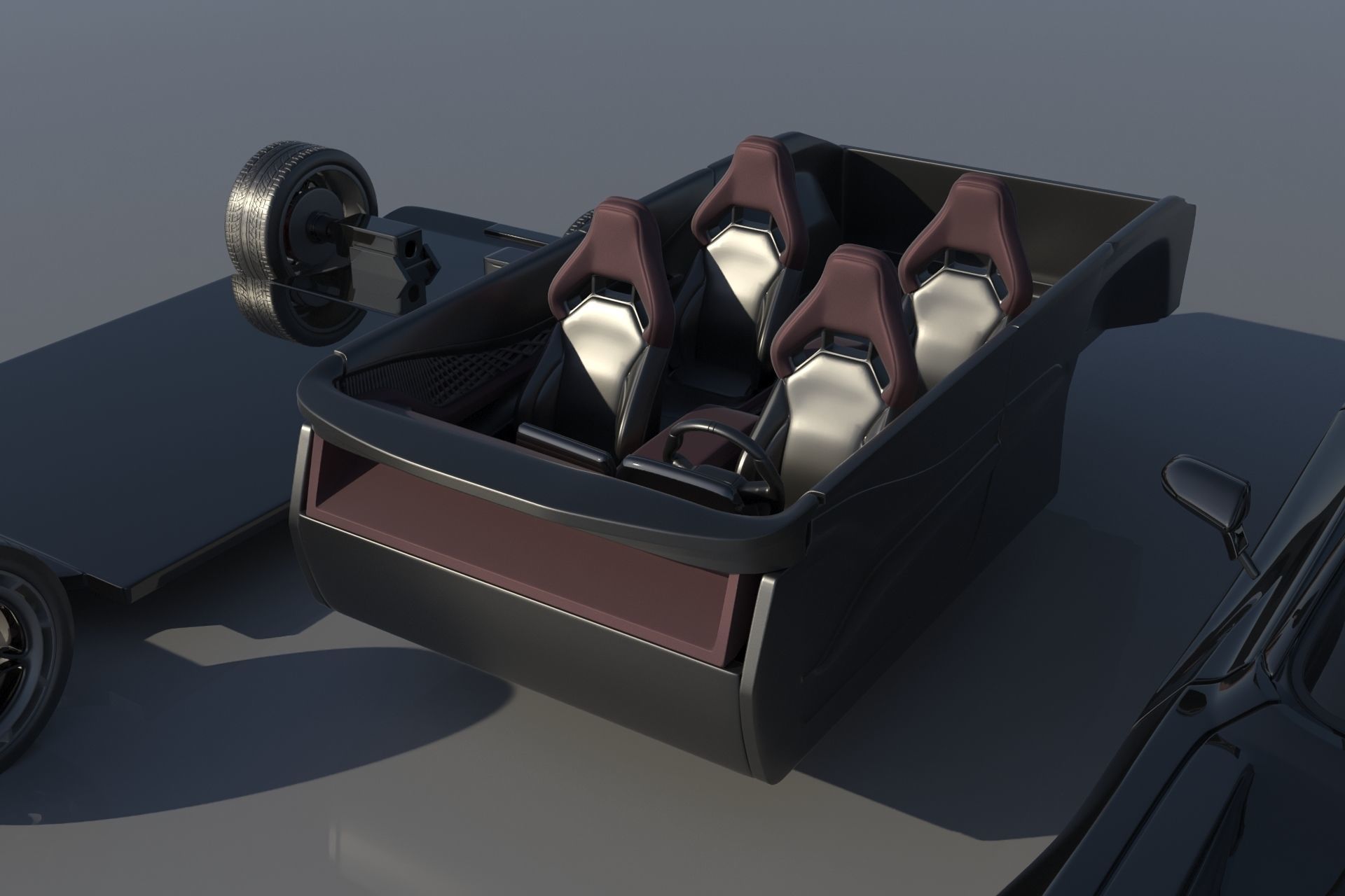 Dodge Charger EV  3D print model_28
