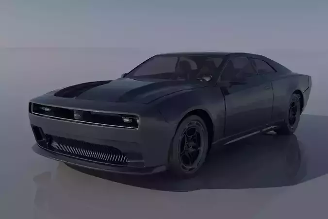 Dodge Charger EV  3D print model