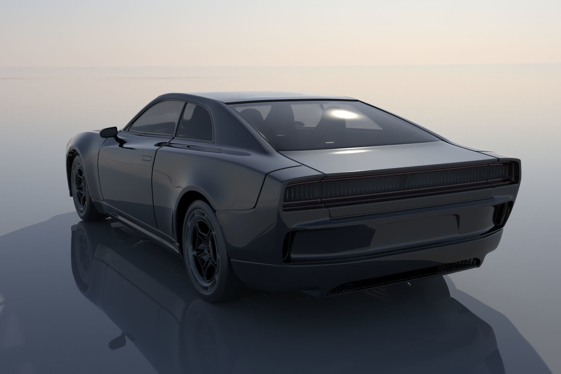 Dodge Charger EV  3D print model_15