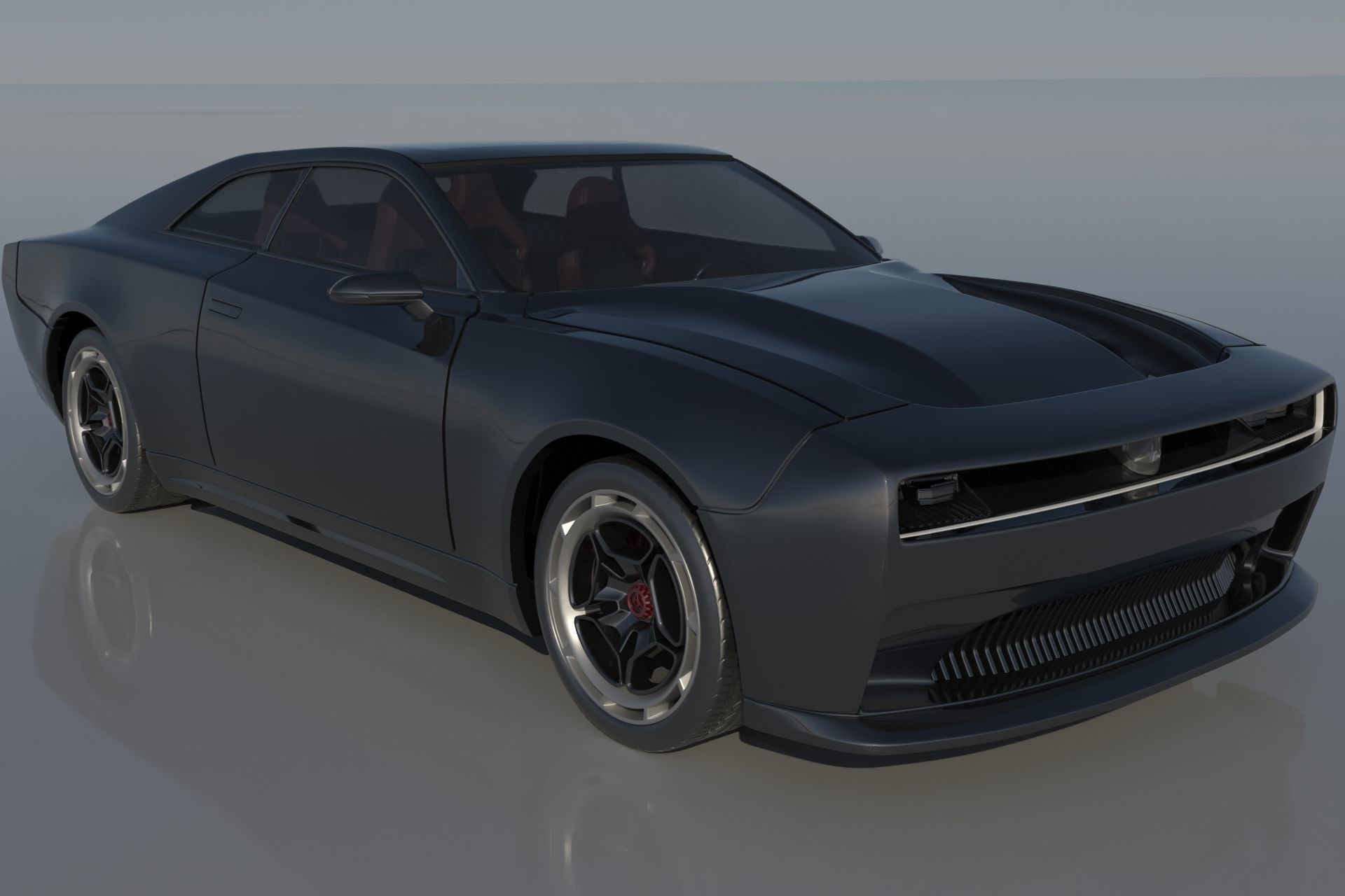 Dodge Charger EV  3D print model_19