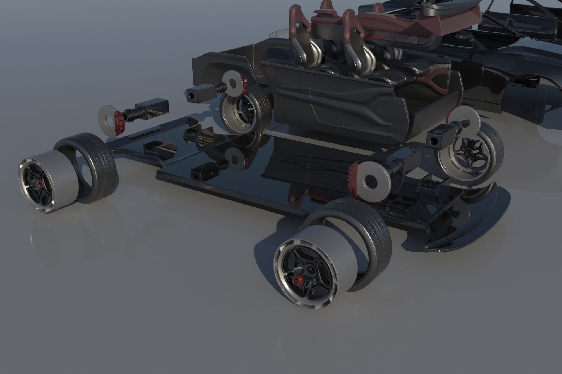 Dodge Charger EV  3D print model_32
