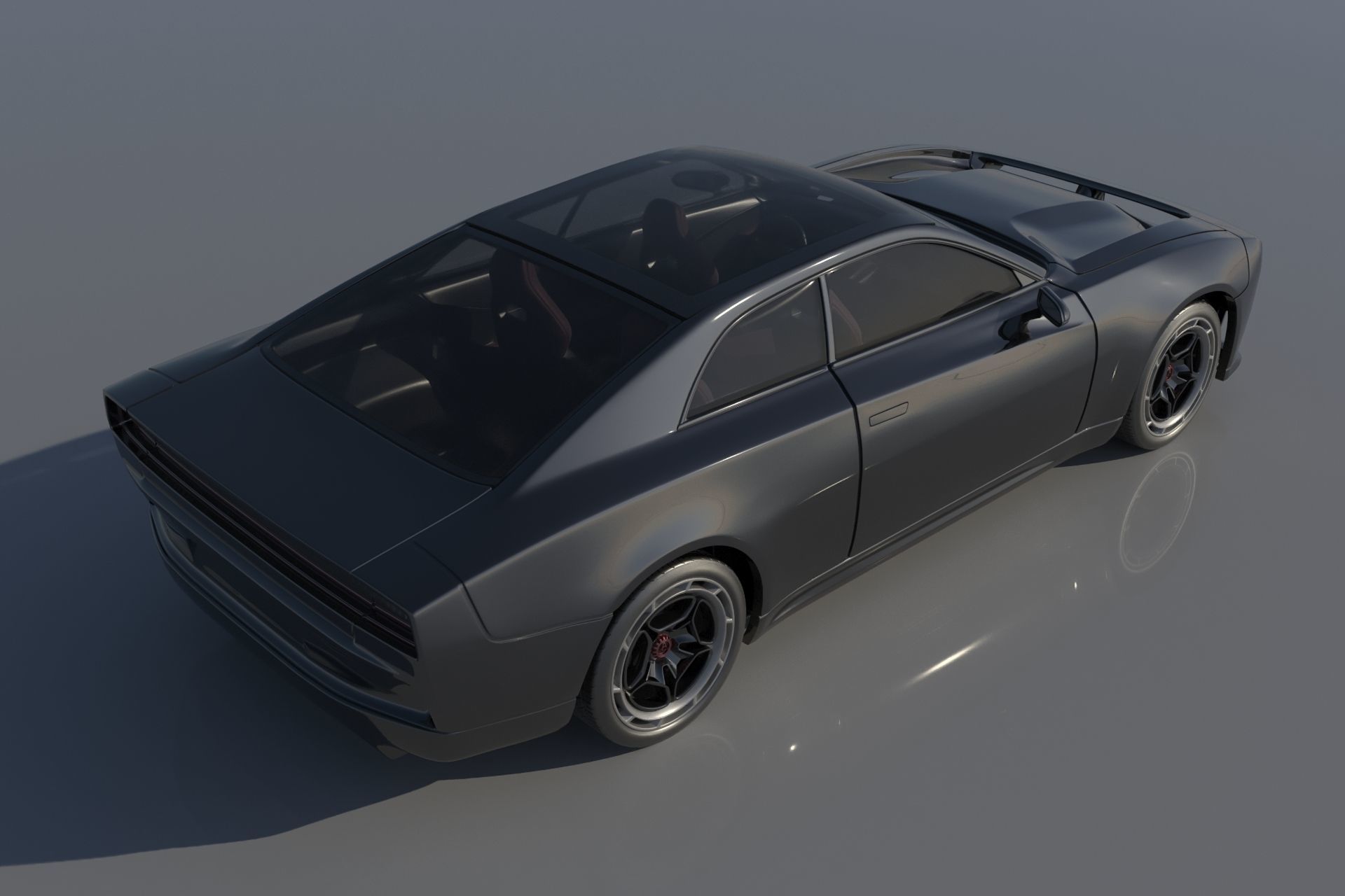 Dodge Charger EV  3D print model_16