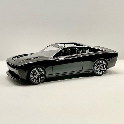 Dodge Charger EV  3D print model 4