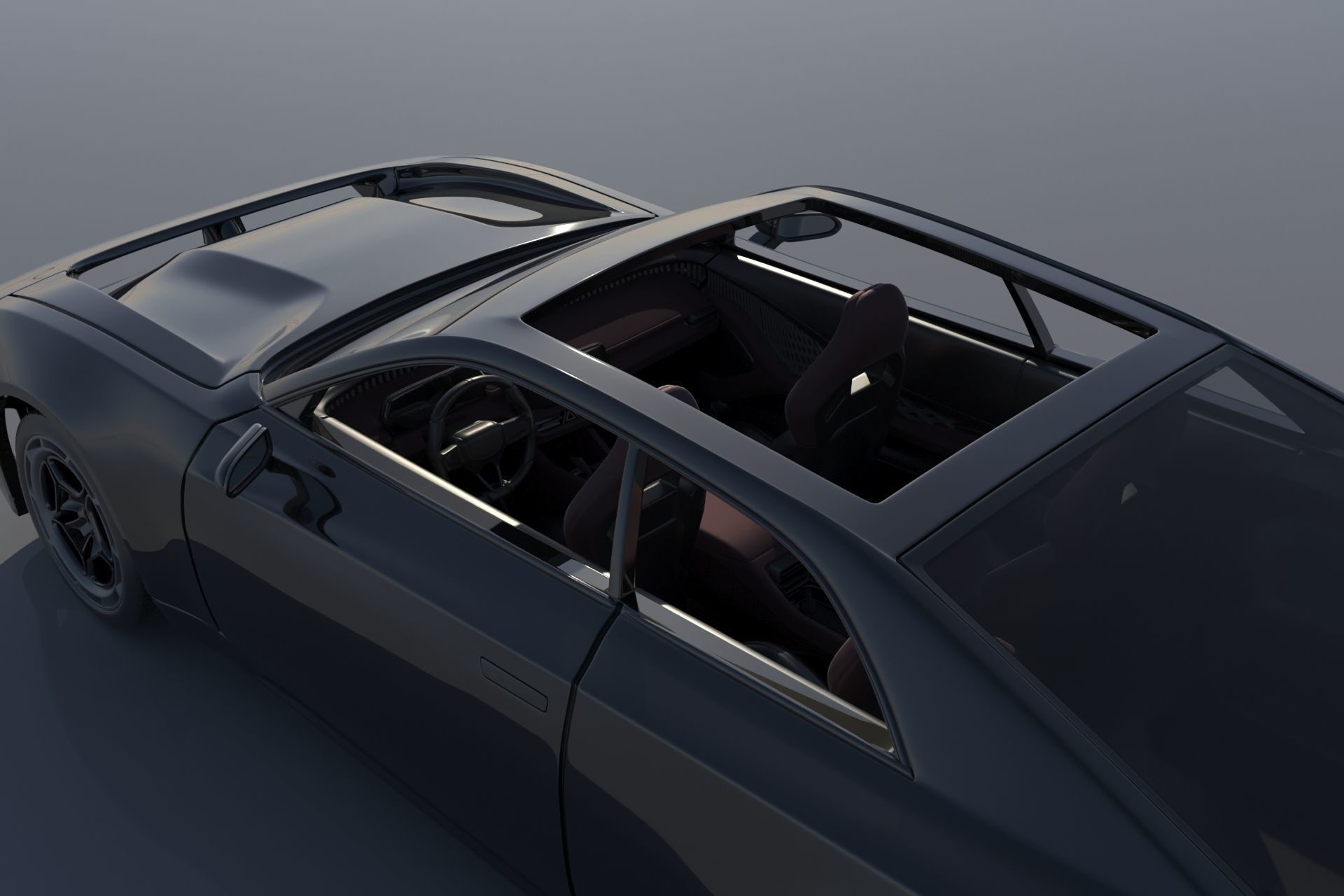 Dodge Charger EV  3D print model_23