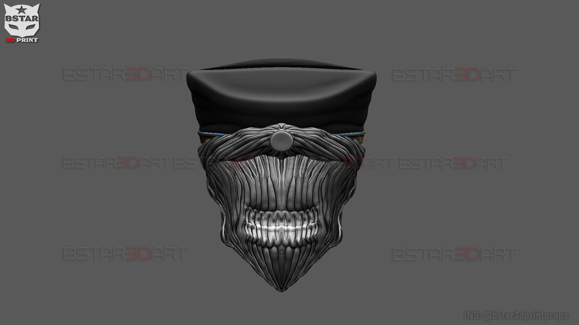 Katana Man Helmet - Chainsawman Cosplay 3D print model_10