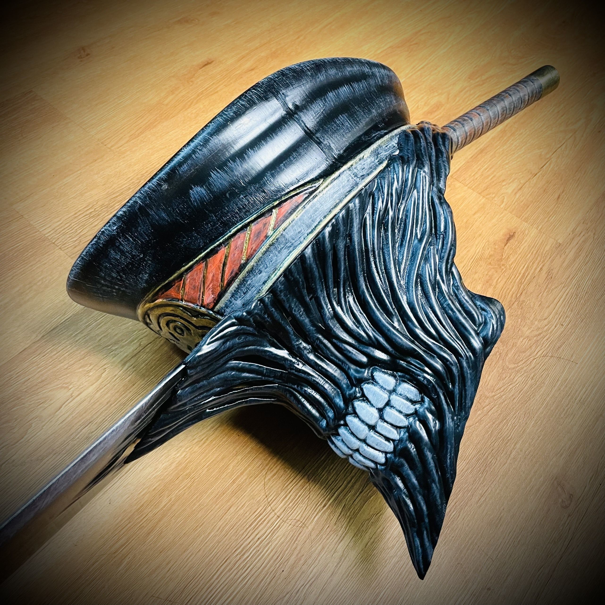 Katana Man Helmet - Chainsawman Cosplay 3D print model_3