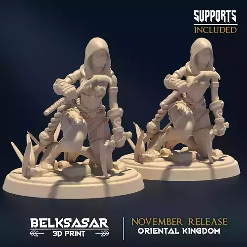 Moonshine Ninja C Nude and Normal