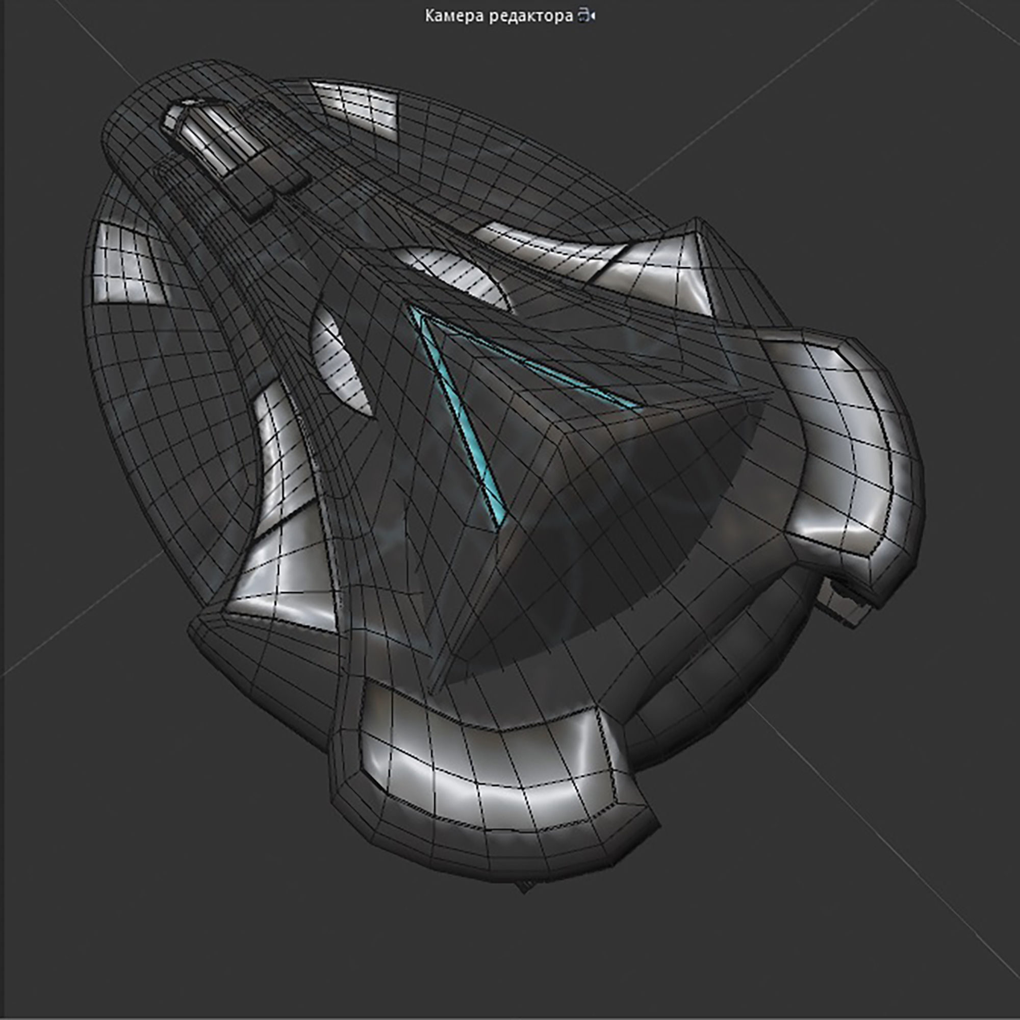 battleship Alkesh Low-poly 3D model_12