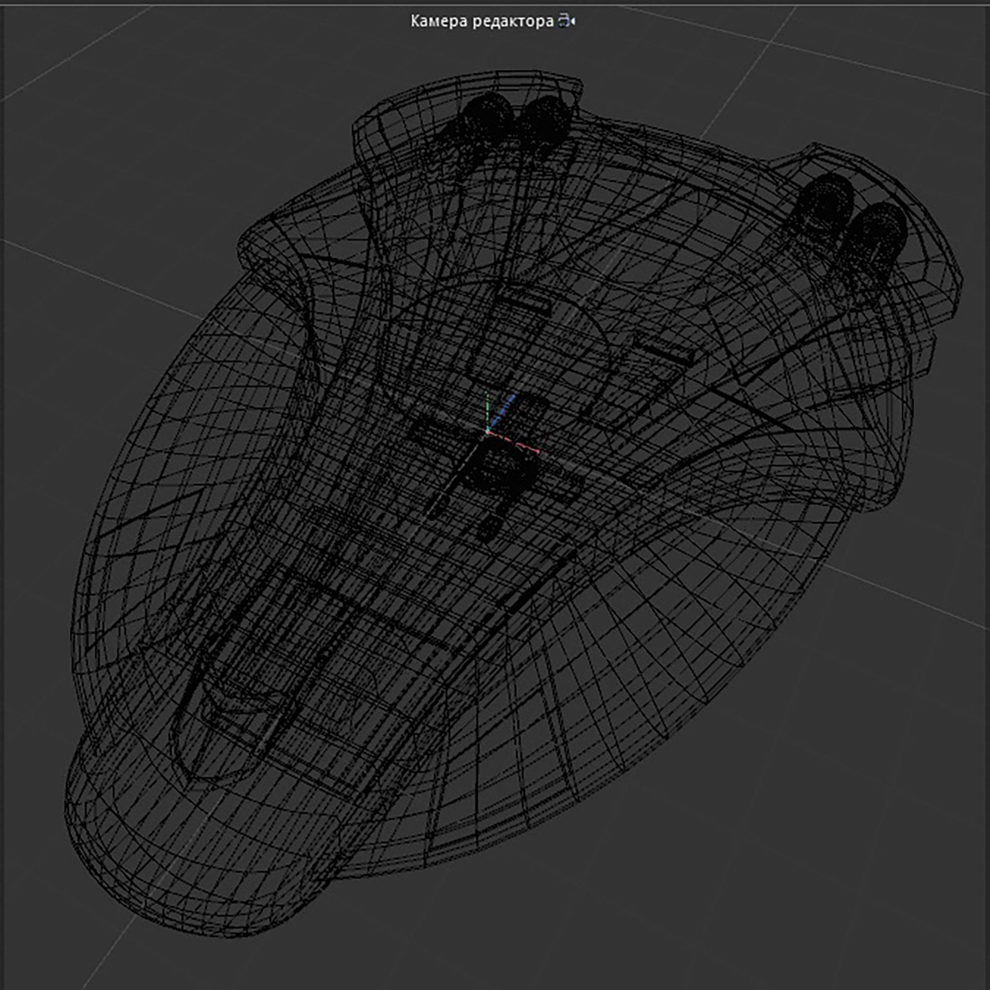 battleship Alkesh Low-poly 3D model_17