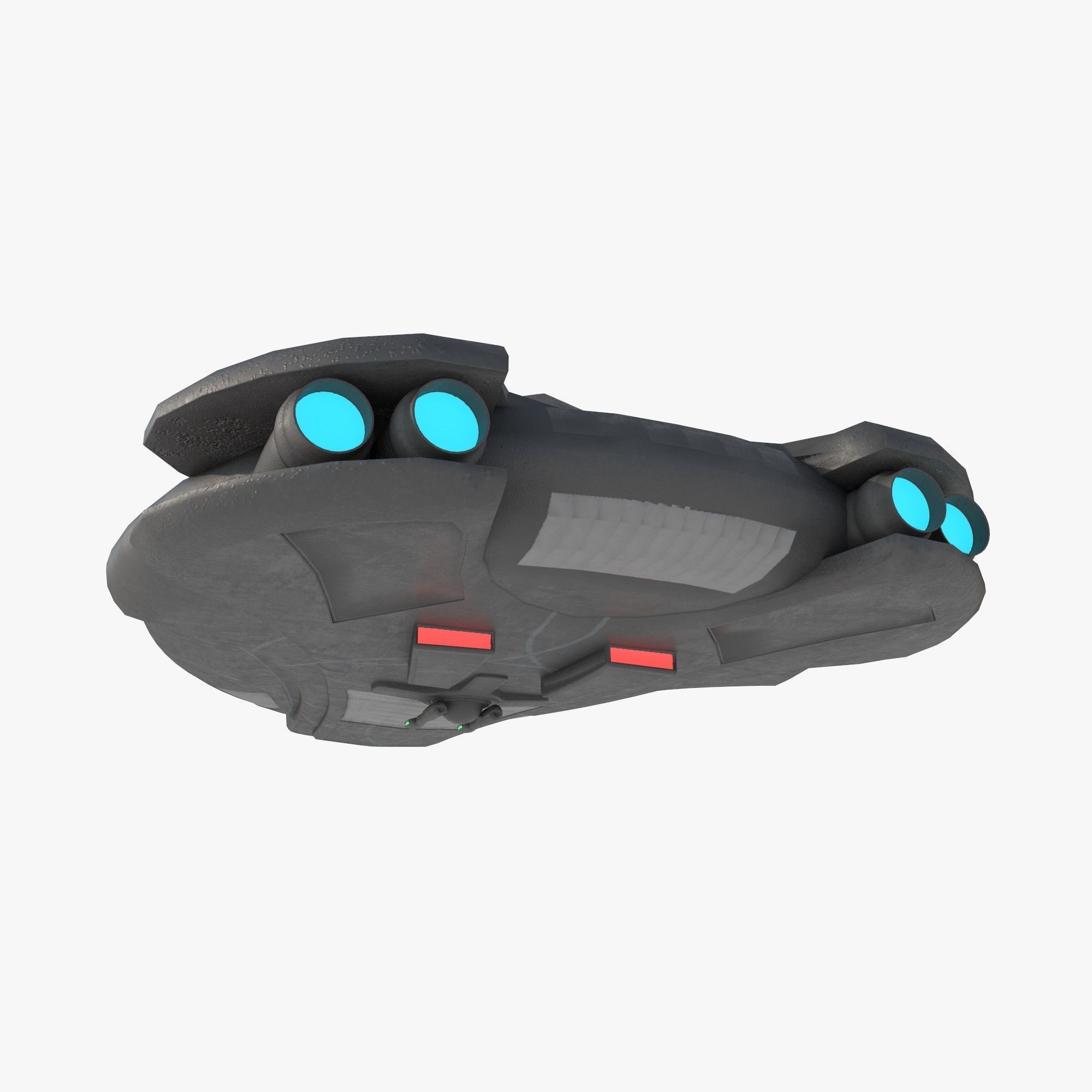 battleship Alkesh Low-poly 3D model_2