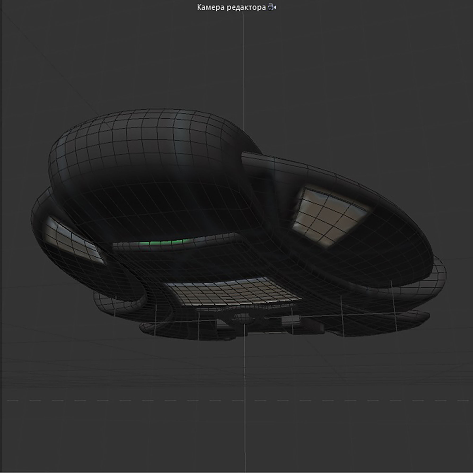 battleship Alkesh Low-poly 3D model_15