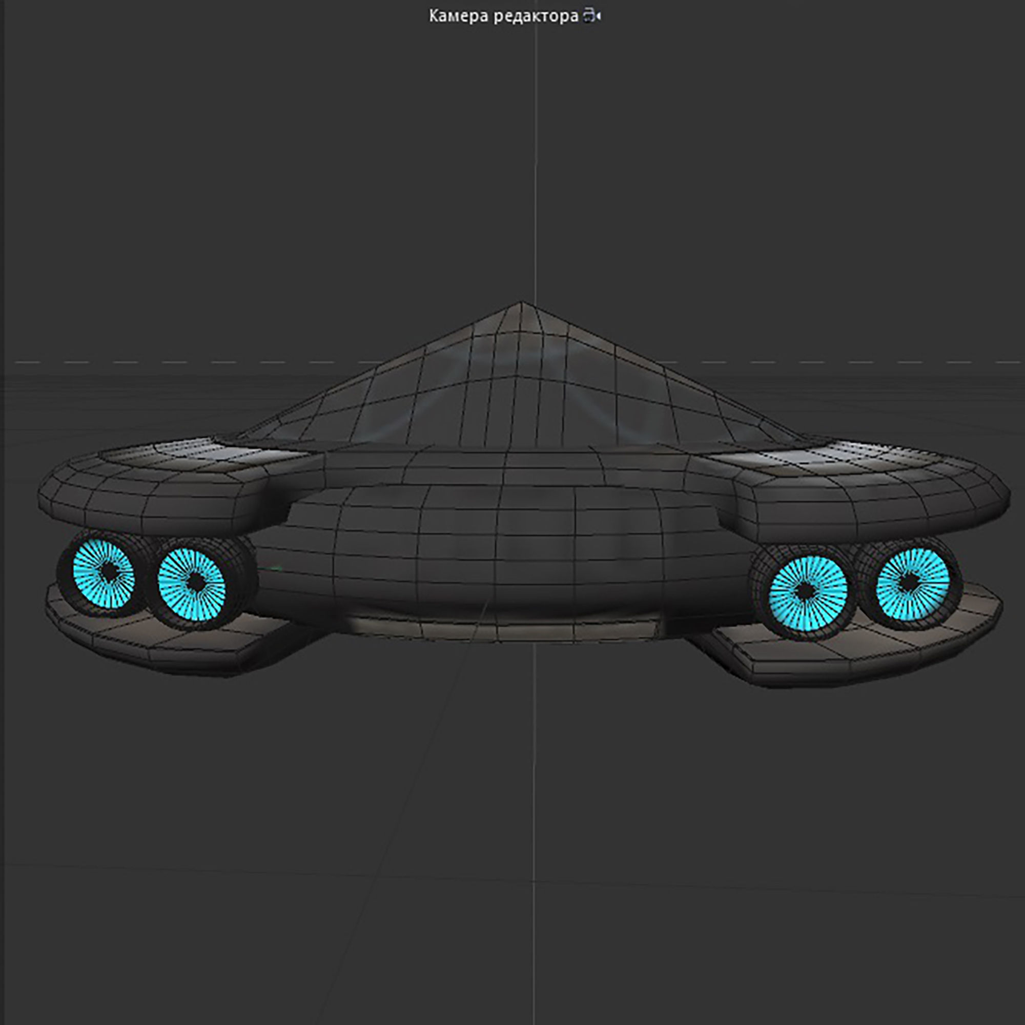 battleship Alkesh Low-poly 3D model_14