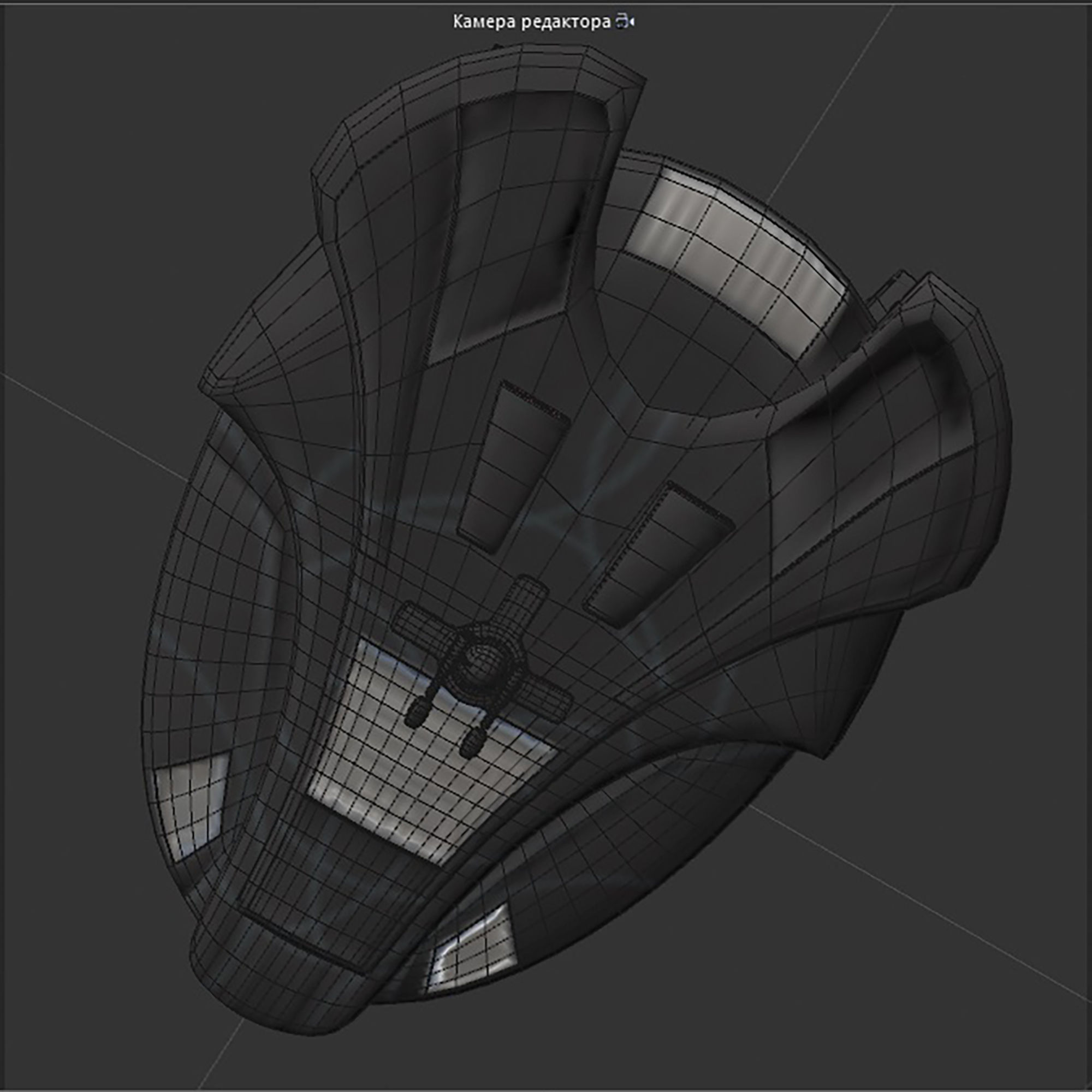 battleship Alkesh Low-poly 3D model_13