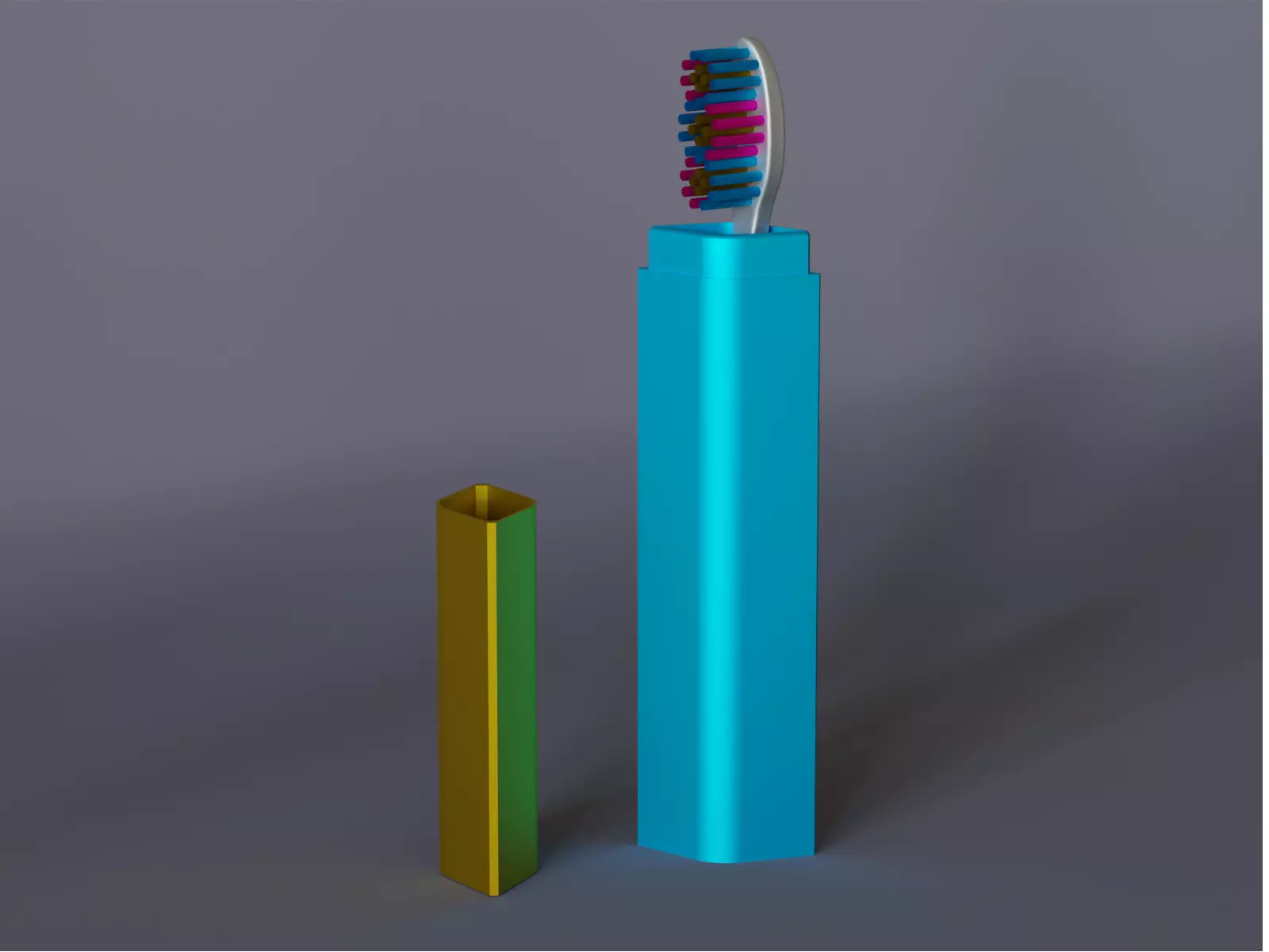 Travel Tooth brush Case 09 3D print model_0