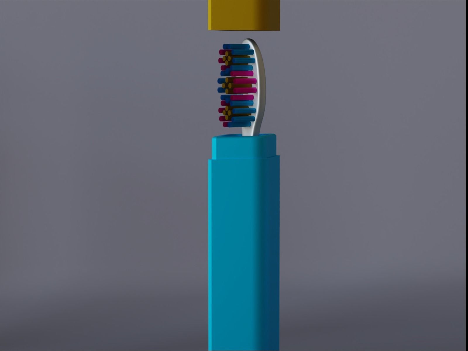 Travel Tooth brush Case 09 3D print model_8