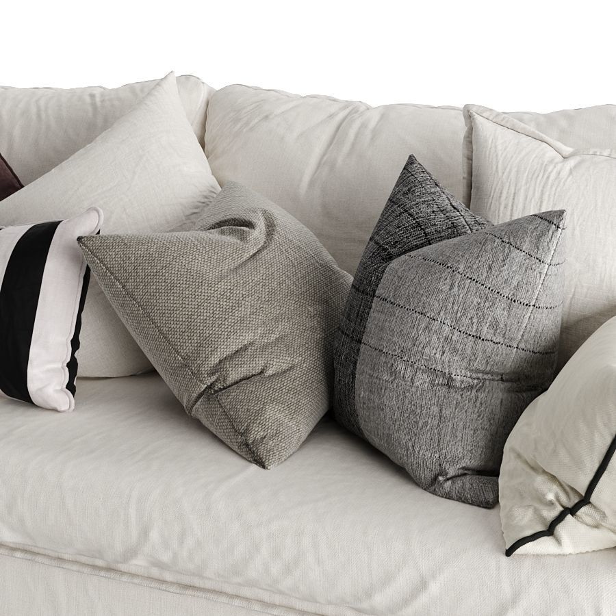 Custom Scandinavian Sofa 01 3D model_1