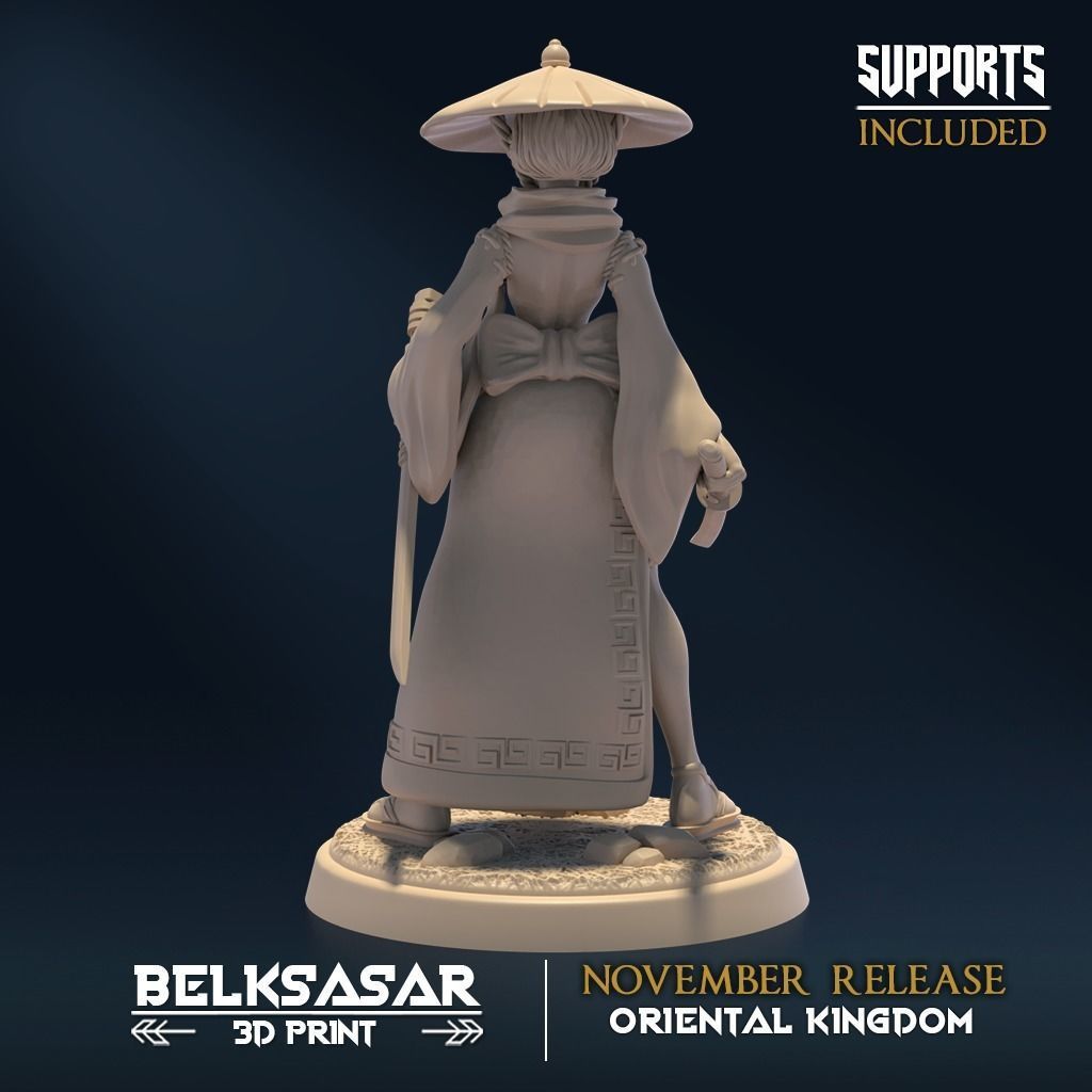 Moonshine Ronin B Nude and Normal 3D print model_6