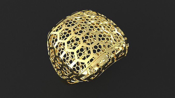 jewellery light weight ring  Free 3D print model