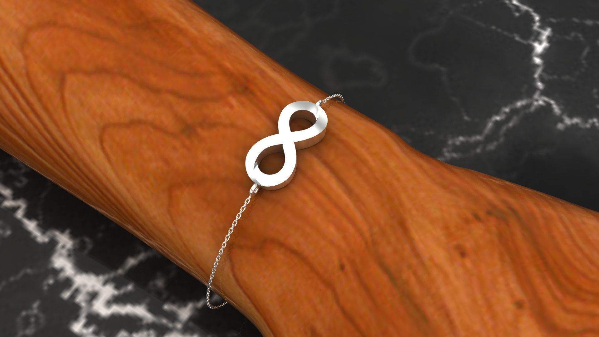 Bracelet B3 The luxury female bracelet 3D print model_19