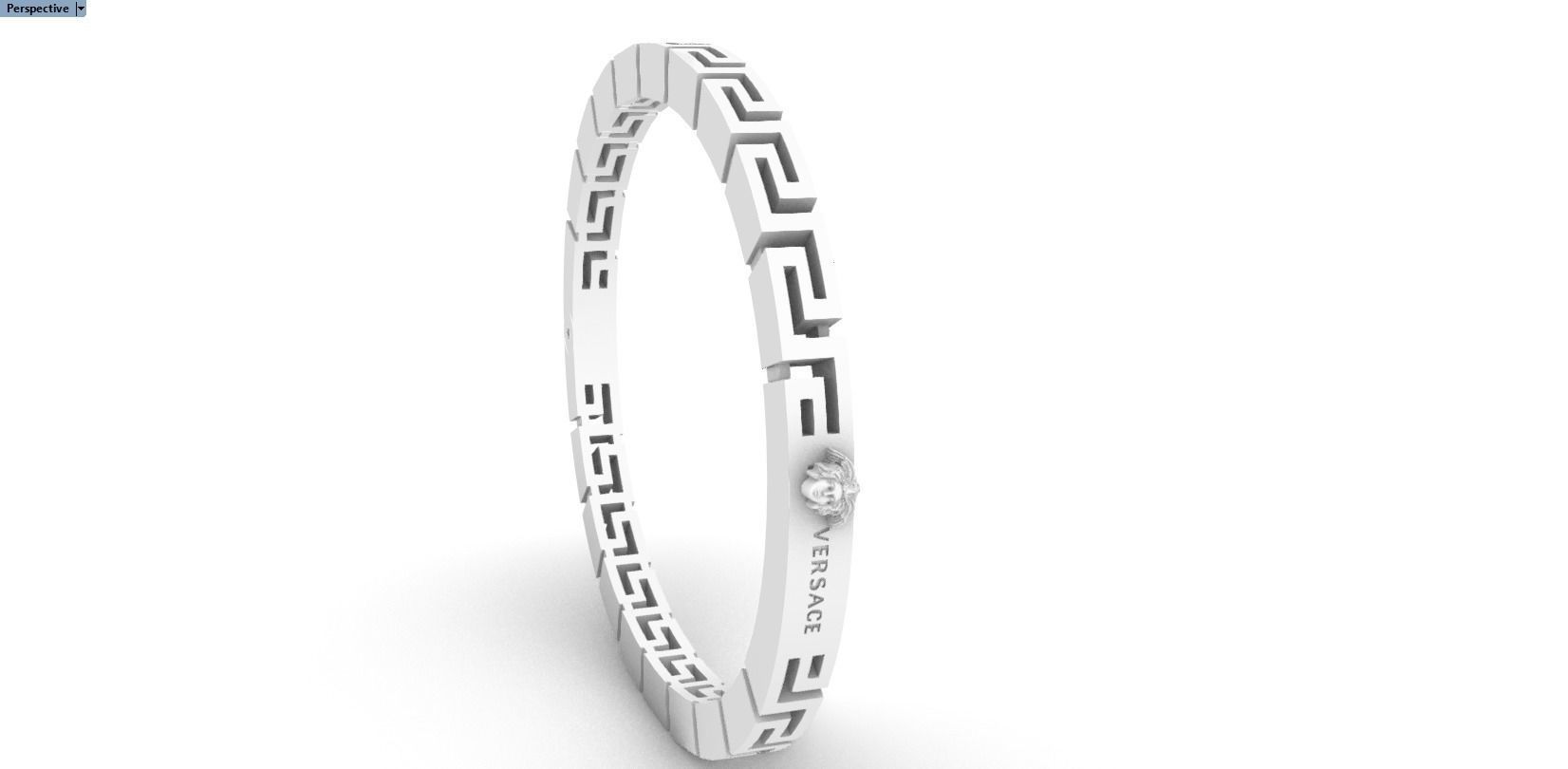 Oval luxury Women Bracelet Versace bracelet 3D model 3D printable