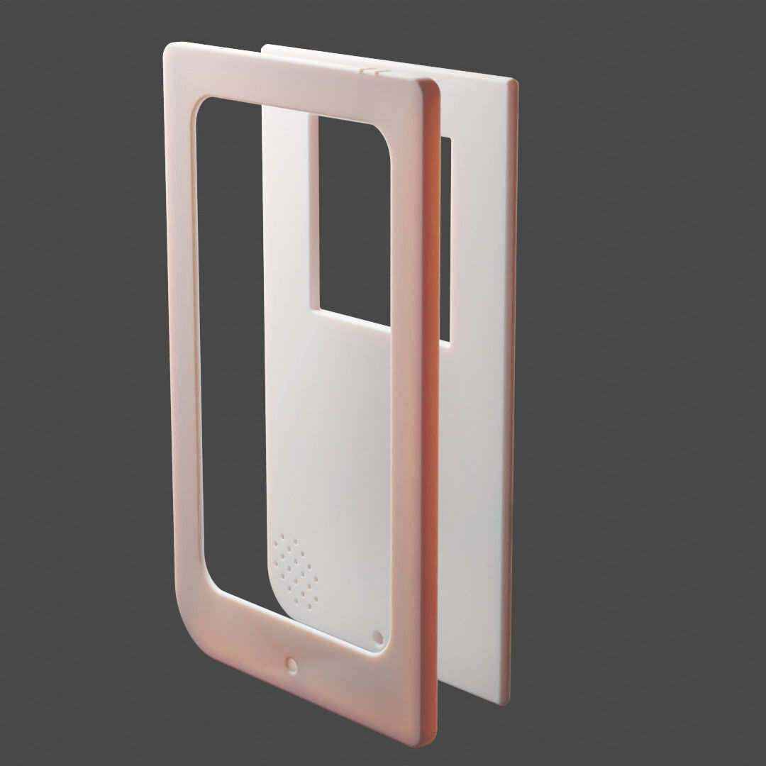 Badge holder for identification card Badgeholder 3D print model_7