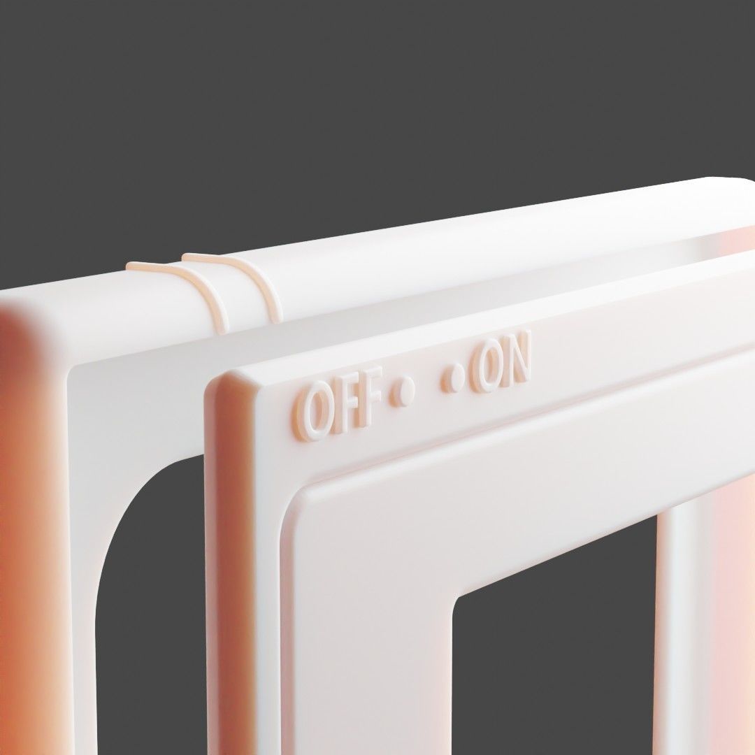 Badge holder for identification card Badgeholder 3D print model_11