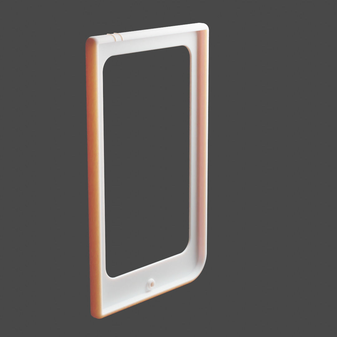 Badge holder for identification card Badgeholder 3D print model_8