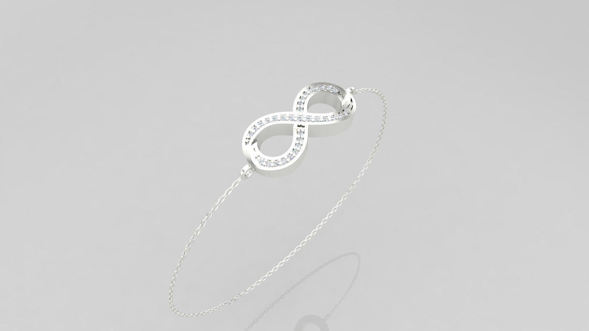 Bracelet B4 The luxury female bracelet 3D print model_17