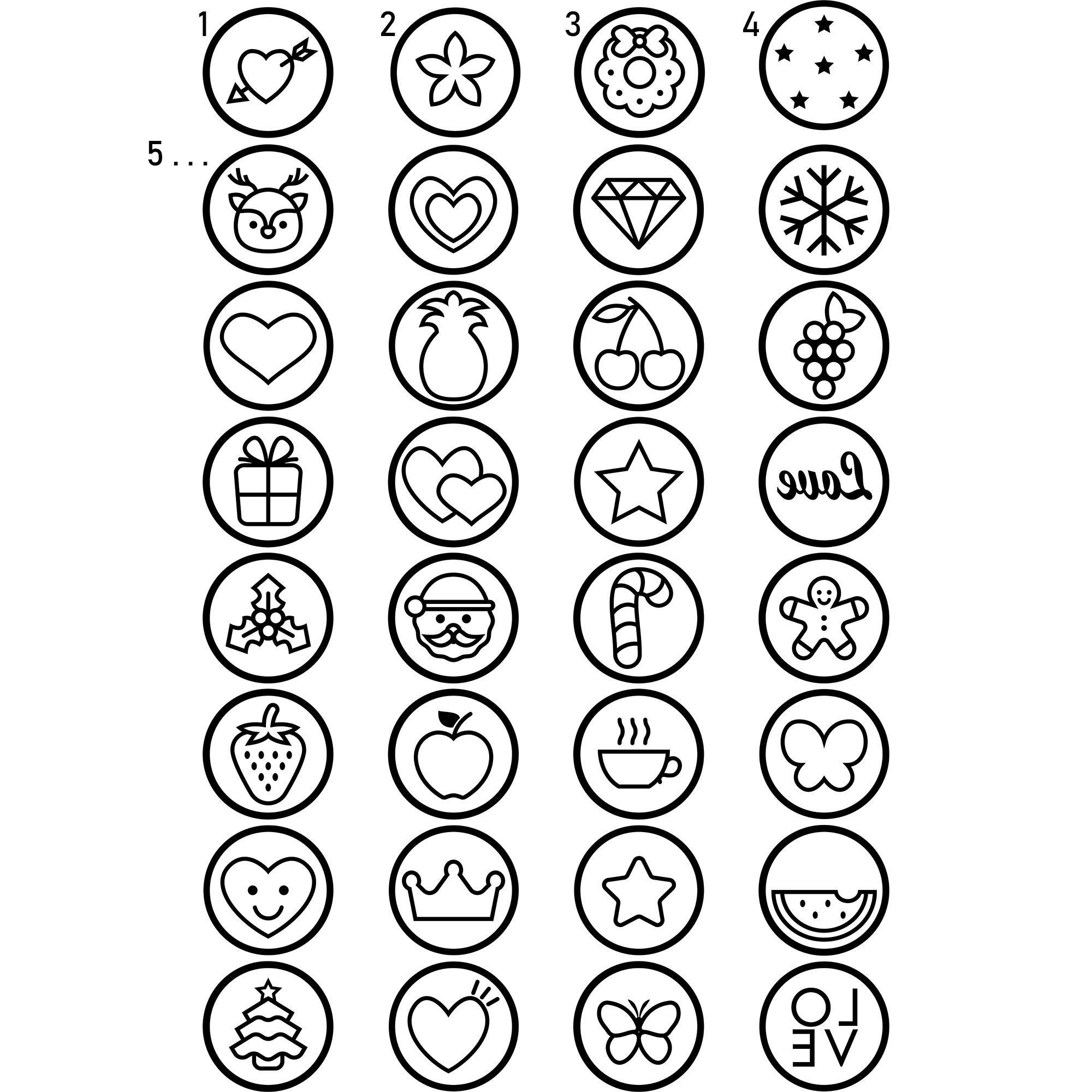 Brigadeiro Stamps 3D print model_4