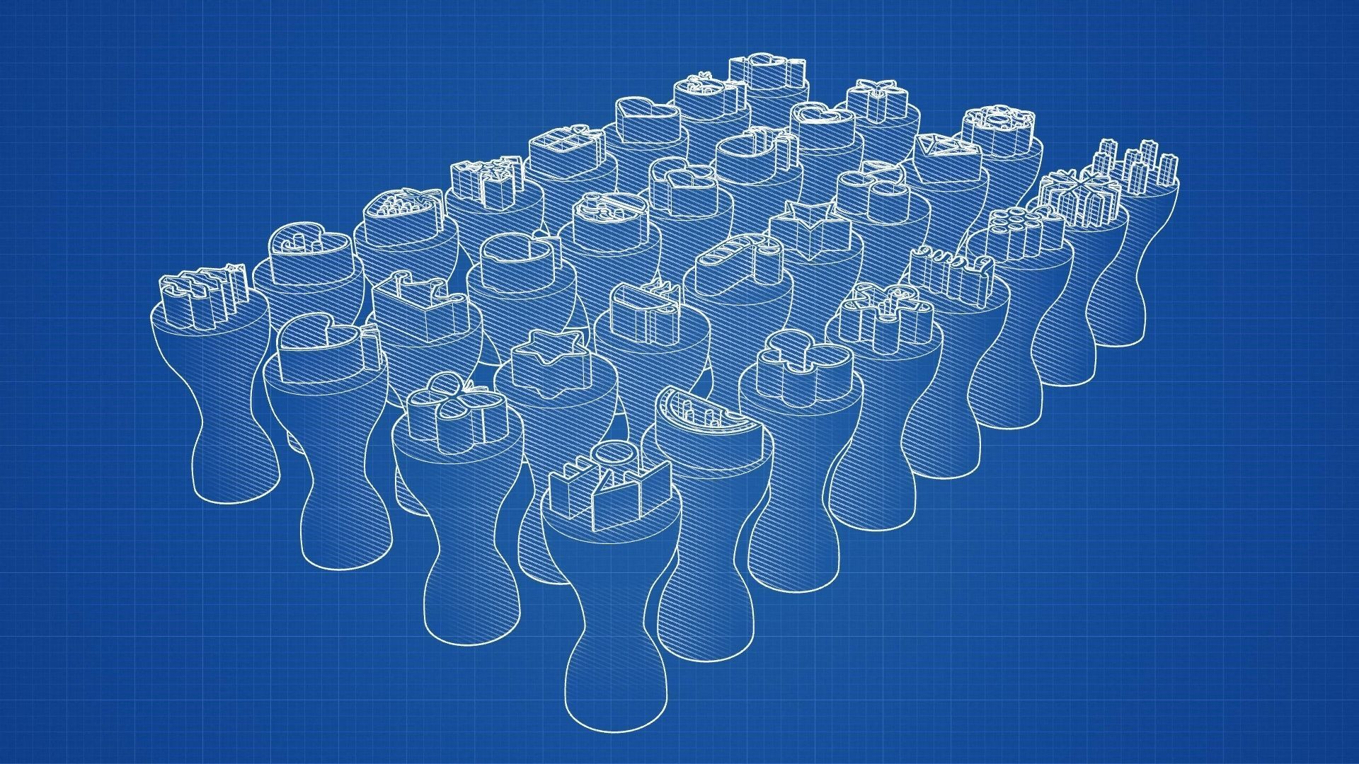 Brigadeiro Stamps 3D print model_1