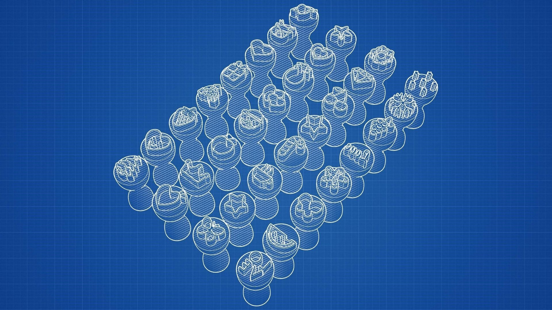 Brigadeiro Stamps 3D print model_2