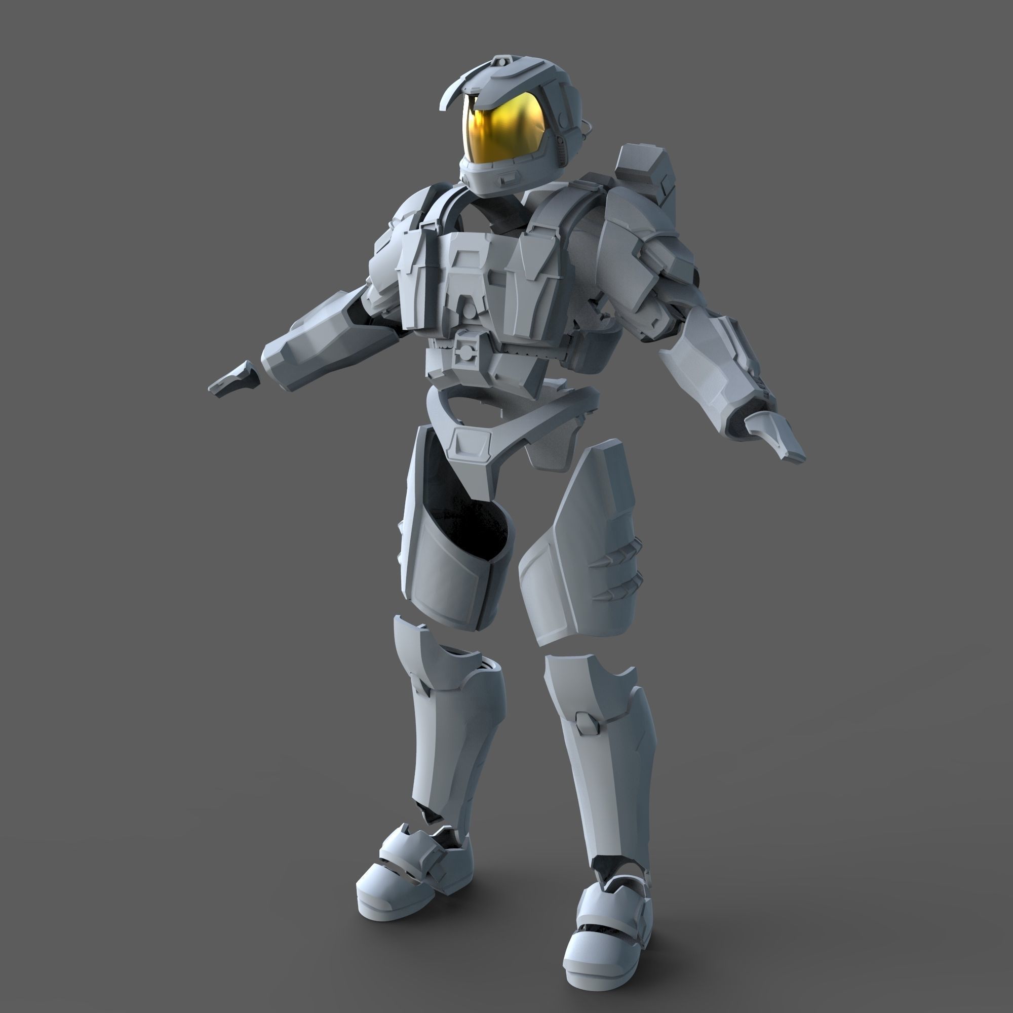 Orion Halo 2 MCC Full Body Wearable Armor with Helmet 3D print model_102