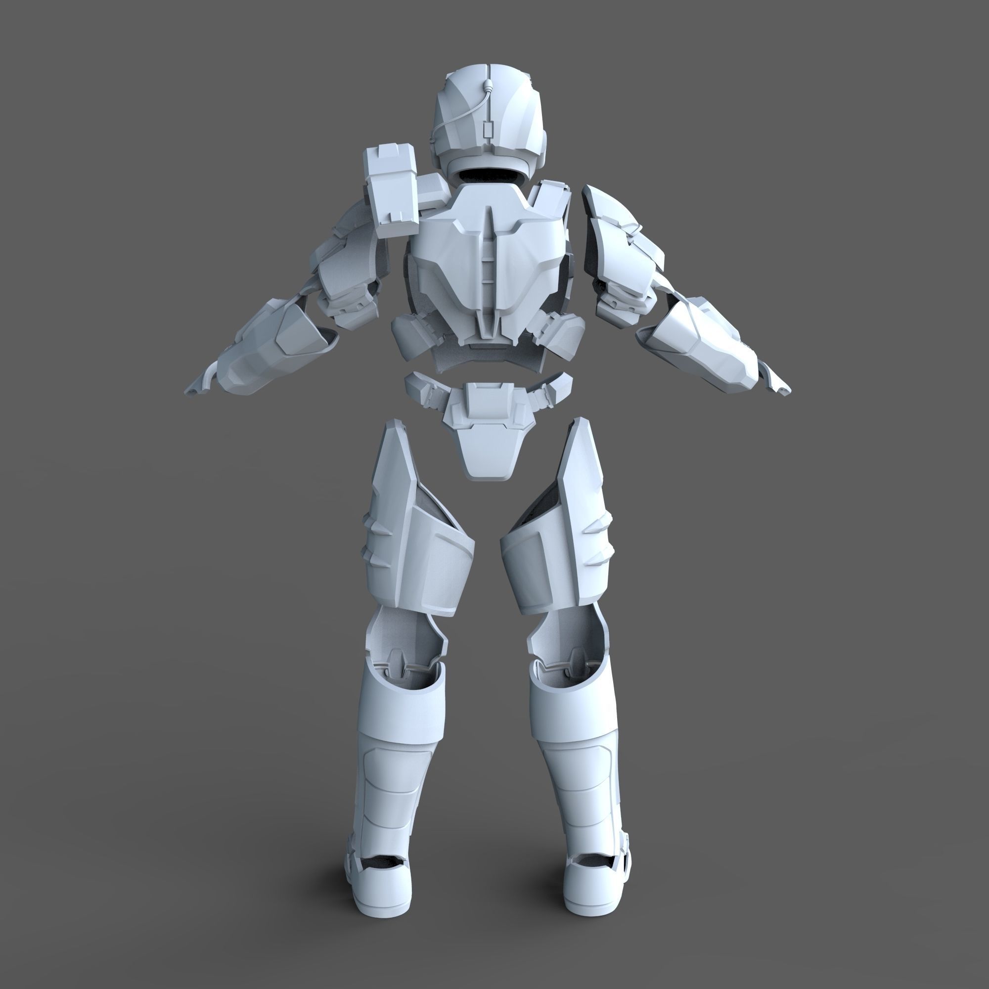 Orion Halo 2 MCC Full Body Wearable Armor with Helmet 3D print model_47
