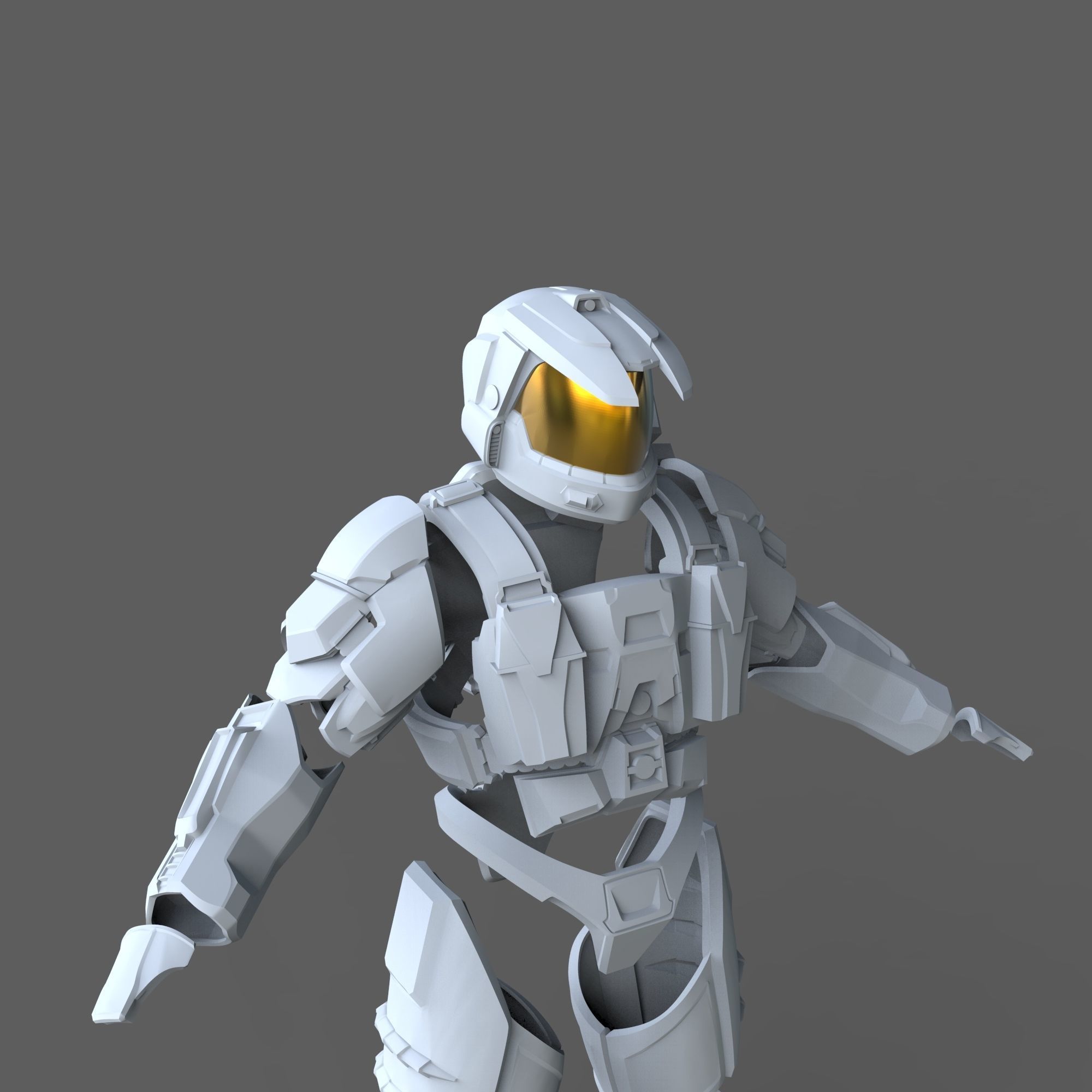 Orion Halo 2 MCC Full Body Wearable Armor with Helmet 3D print model_55