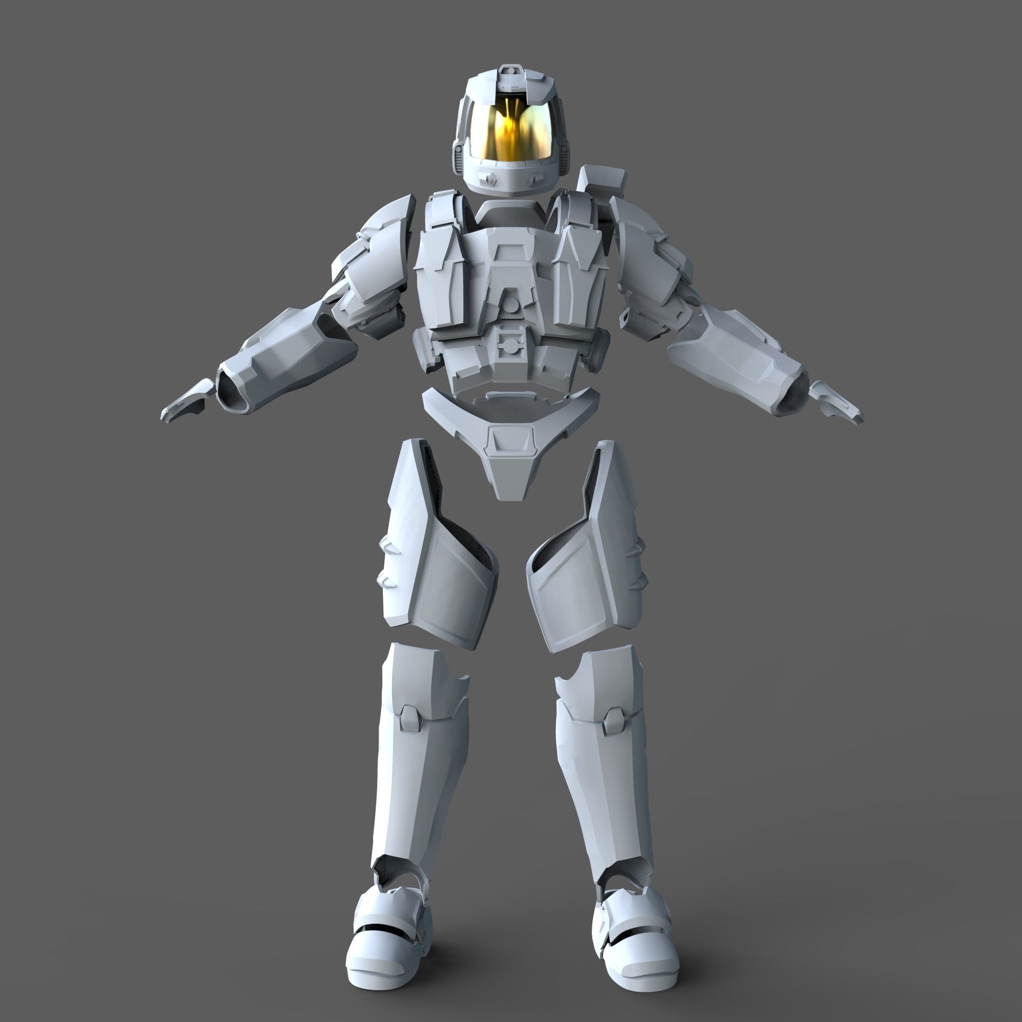 Orion Halo 2 MCC Full Body Wearable Armor with Helmet 3D print model_14