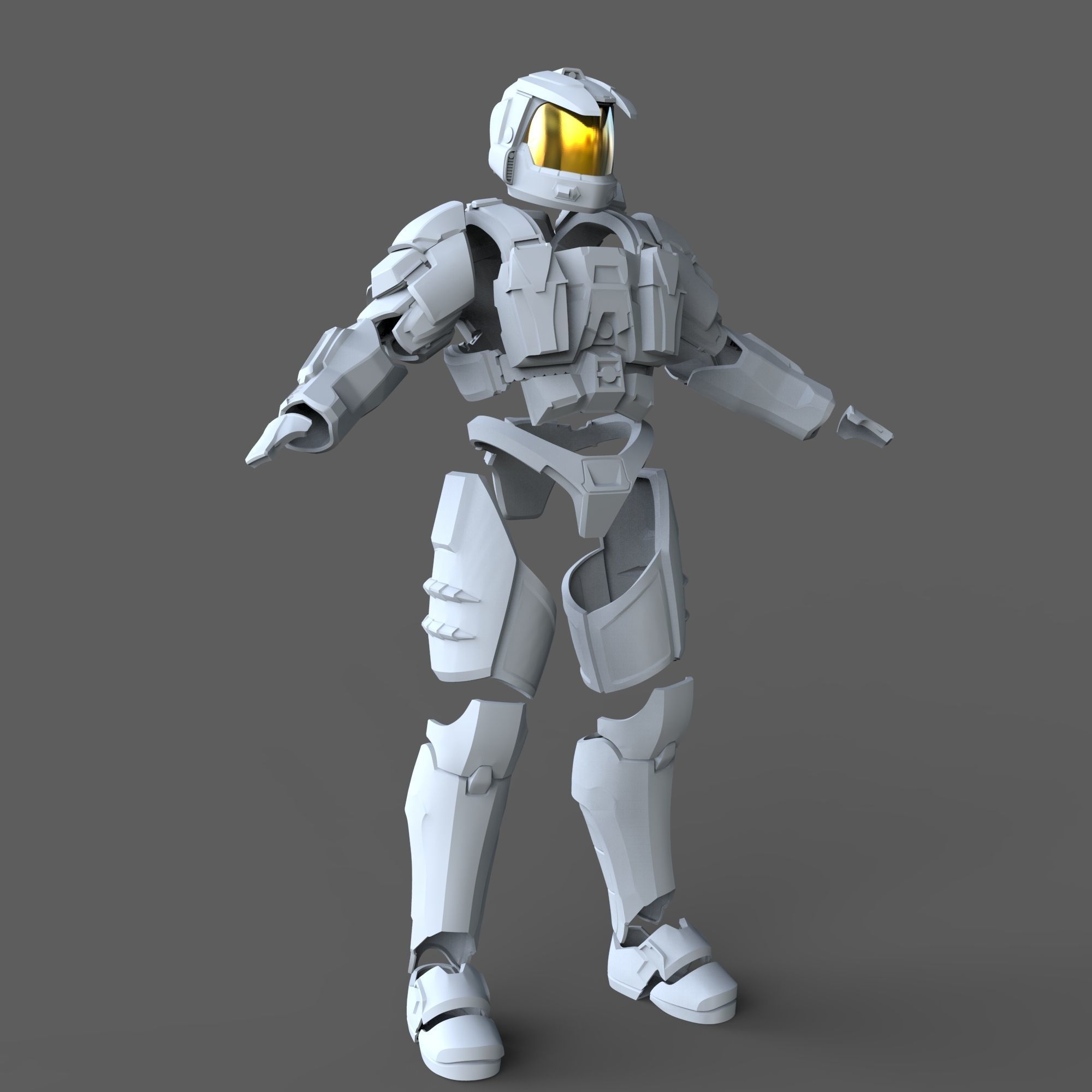Orion Halo 2 MCC Full Body Wearable Armor with Helmet 3D print model_59