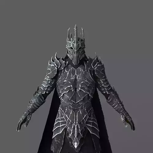 Lord Sauron Shadow of Mordor LOTR Full Body Wearable Armor 3D print model