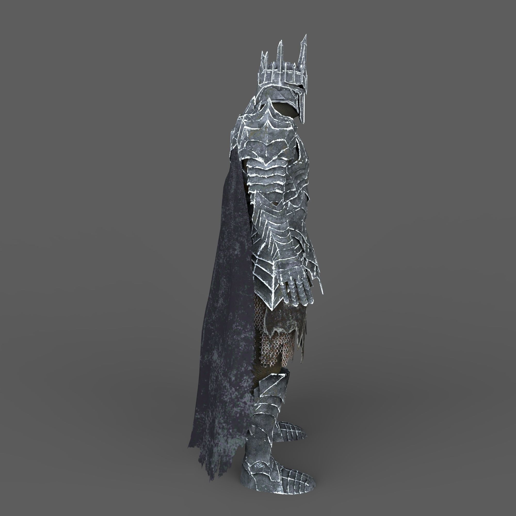 Lord Sauron Shadow of Mordor LOTR Full Body Wearable Armor 3D print model_44