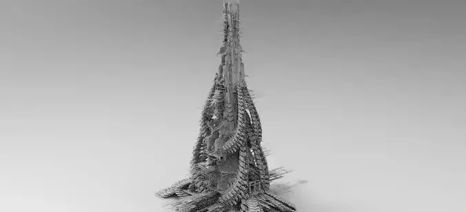 Skeletor Sci fi tower 1