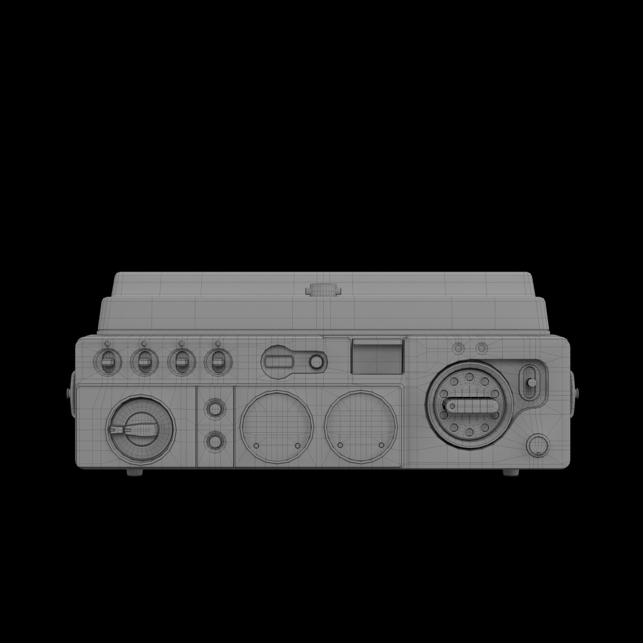 Sony TC 510 - Tape Recorder 3D model_7