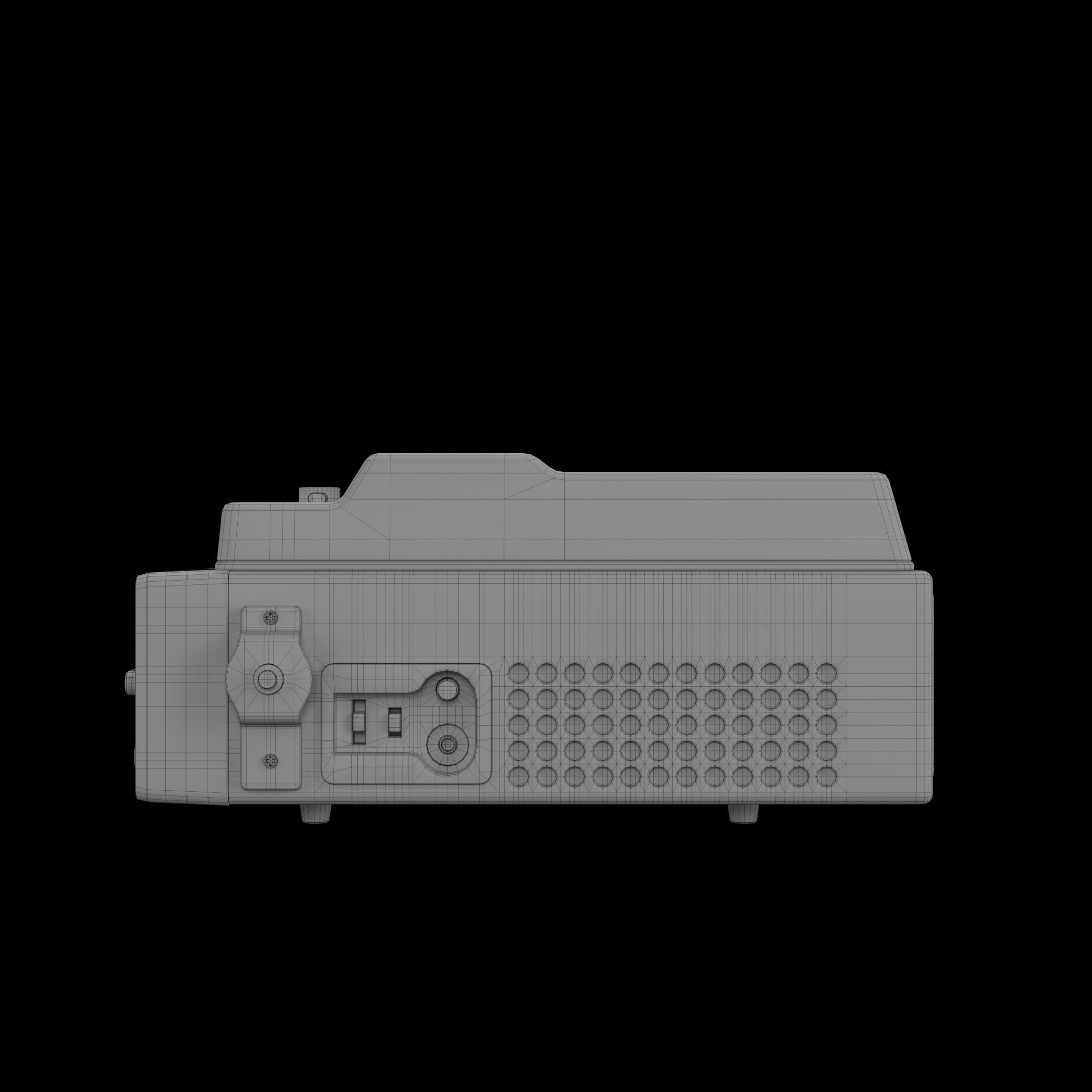 Sony TC 510 - Tape Recorder 3D model_9