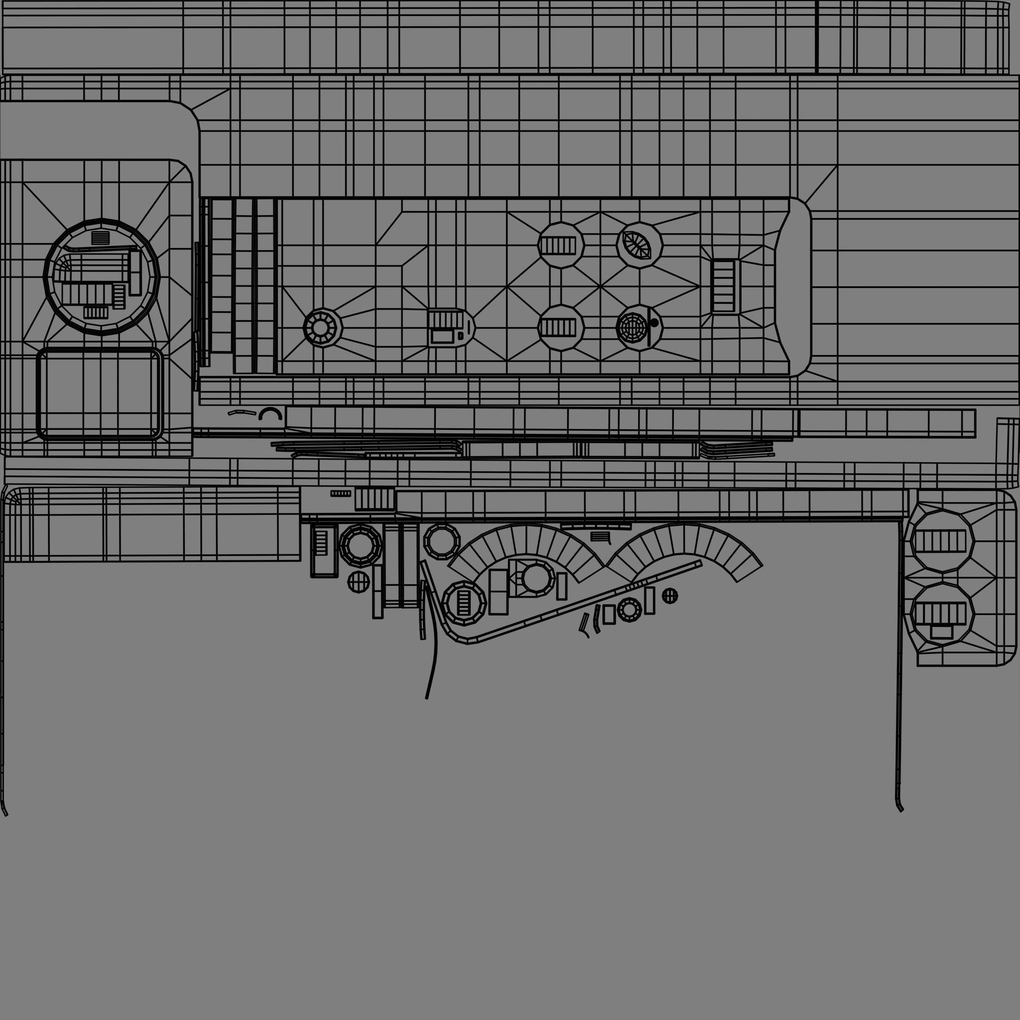 Sony TC 510 - Tape Recorder 3D model_11