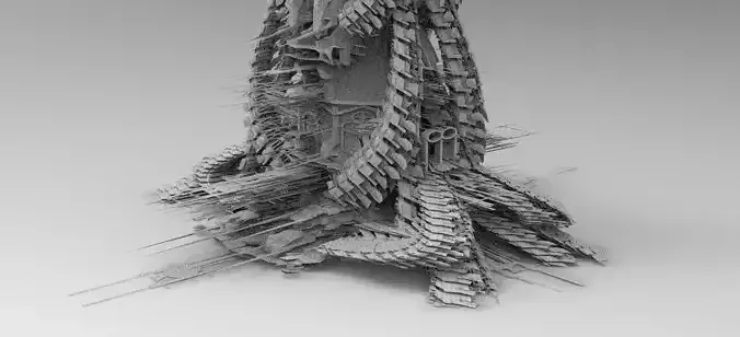 Skeletor Sci fi tower 2