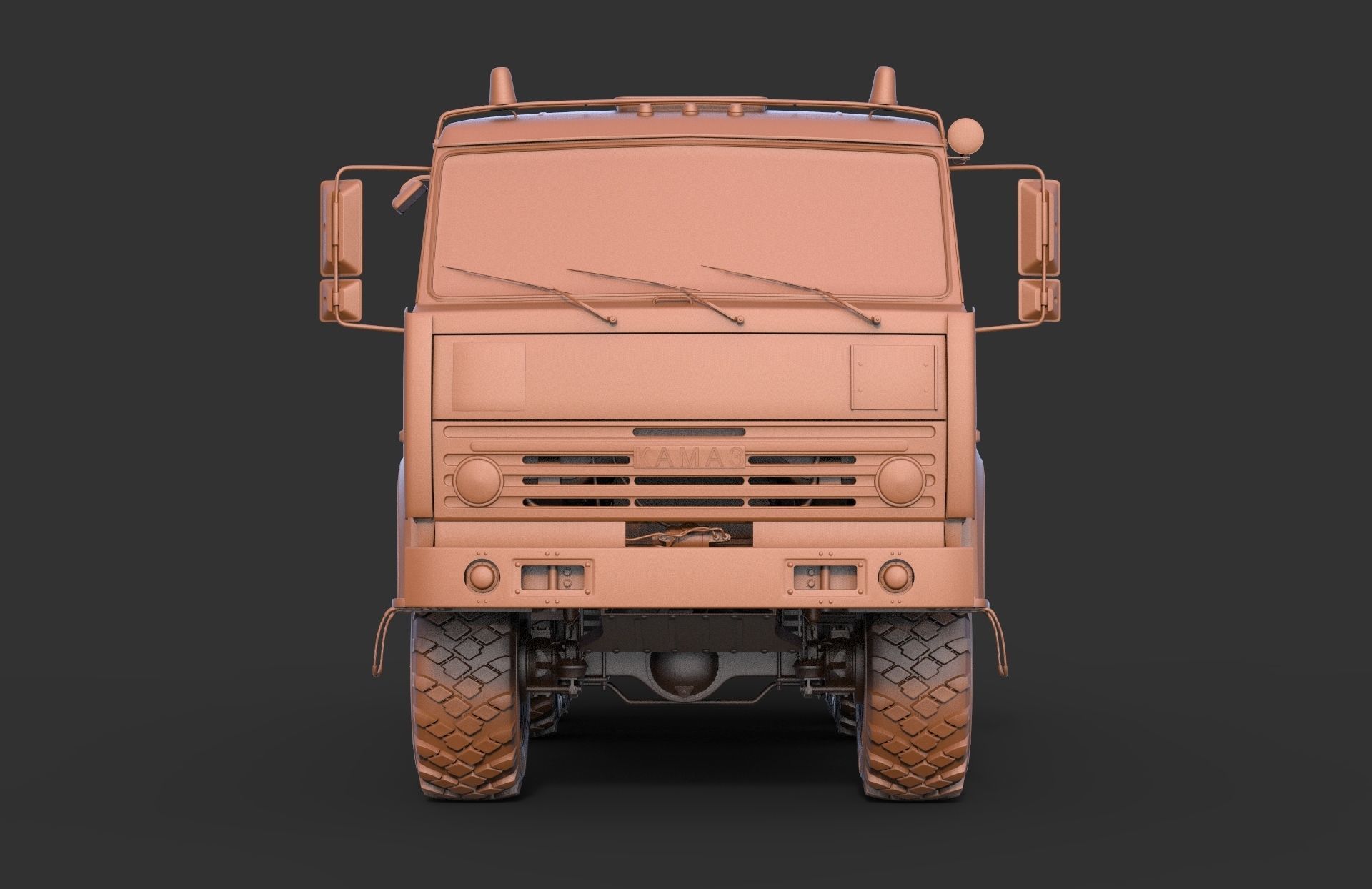 Kamaz ATZ 12 Tanker 3D model_9