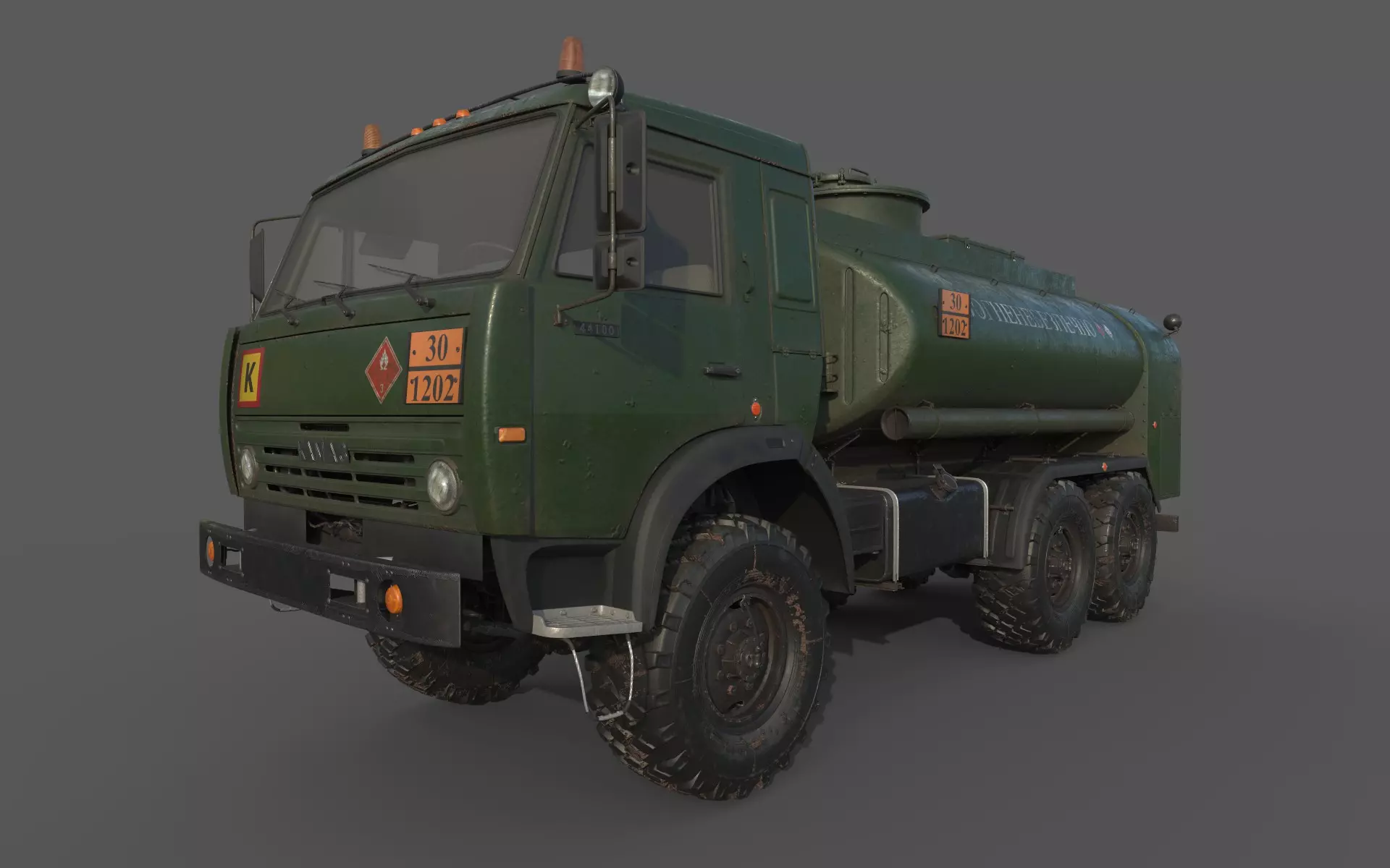 Kamaz ATZ 12 Tanker 3D model_0