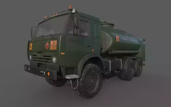 Kamaz ATZ 12 Tanker 3D model