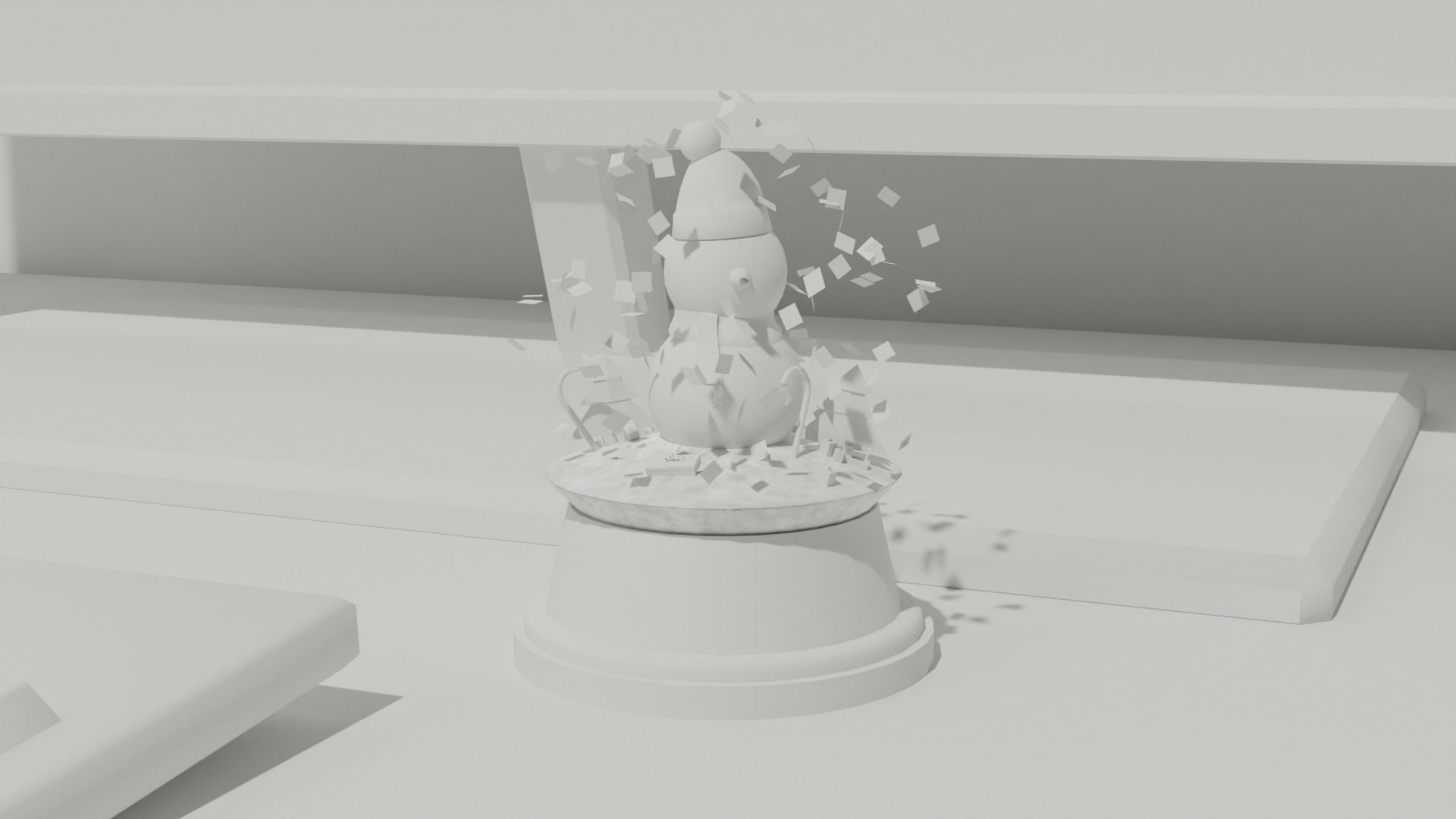 Snow Globe Christmas 3D model_6