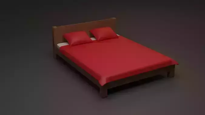 Low Poly bed