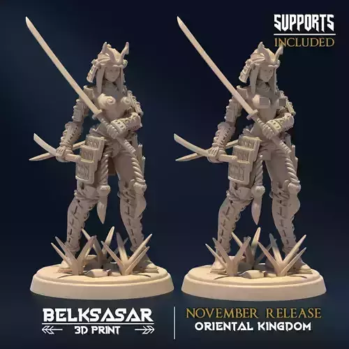 Moonshine Samurai B Nude and Normal