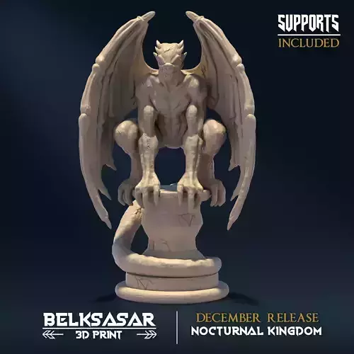 Gargoyle belsaar - december release 3D print model